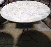 SMALL MARBLE TOP STAND 21"