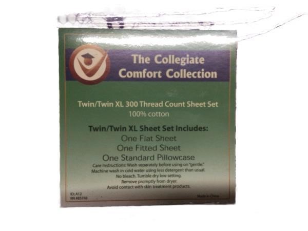 Collegiate Twin/Twin XL 300 Thread Count Sheet Set