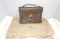 LOUIS VUITTON LADIES HAND BAG W/COVER