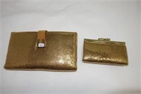 2 - WHITING AND DAVIS HAND BAGS CREDIT CARD AND