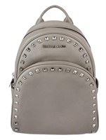 Michael Kors Grey Leather Studded Backpack