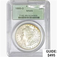 1885-O Morgan Silver Dollar PCGS MS65