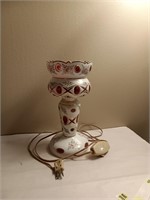 Vintage Bohemian CZECH Lamp  Works