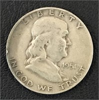 1951 Benjamin Franklin Half Dollar