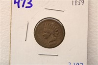 1859 U.S. INDIAN HEAD PENNY