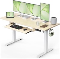 Marsail Standing Desk  55 Electric Adjustable  Mem