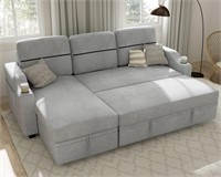 Ucloveria Reversible Sectional Sofa Couch,