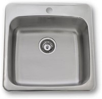 ONEX® Drop-in Single Bowl 20"X20" Stainless Sink