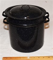 VINTAGE ENAMELWARE DOUBLE BOILER