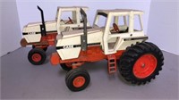 2-Case 2590 Tractors W/Silver And Black Muffler