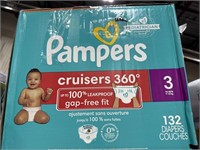 Diapers Size 3, 132 Count - Pampers Pull On