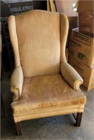 Cream Arm Wingback Chair Lewittes Sturdy