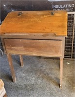 Primitive Work Desk Standing 43" 35" Pencil Rail