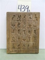 Early Wood Print Block