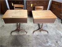 (2) Children’s School Desks