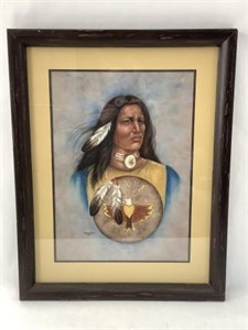Native American Painting by Karen Case