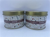 New Pair of Autumn Day Scented Candles - 2.5oz