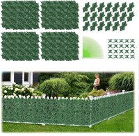 UIRWAY Artificial Ivy Fence - 18Pack