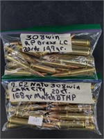 2 Bags of 7.62 X51 NATO  cartridges NO SHIPPING