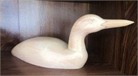 Wooden Untouched Loon Decoy