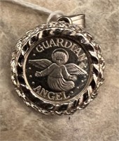 .999 FINE SILVER GUARDIAN ANGEL COIN