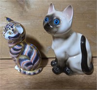 Lot Of Porcelain Cat Figurines