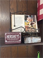 Hershey Tin, M&M Tin, Hershey 1934 Cookbook