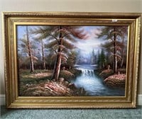 Roger Brown Oil Painting Signed