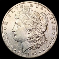 1904-S Morgan Silver Dollar NEARLY UNCIRCULATED