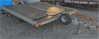 (AG) Flatbed trailer approx 10' no title