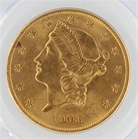 1903-S Double Eagle PCGS MS62 $20 Liberty Head