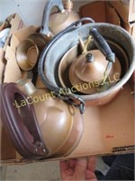 copper lot teapots pail great pieces l@@K