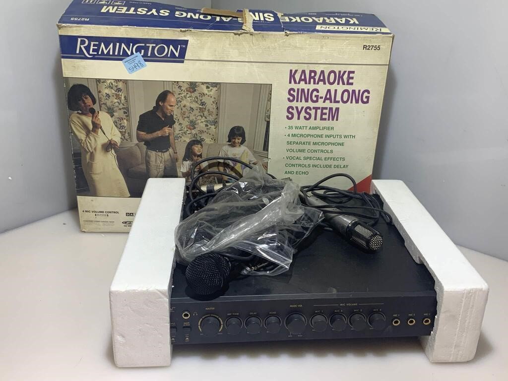 Remington Karaoke Sing Along System in Original