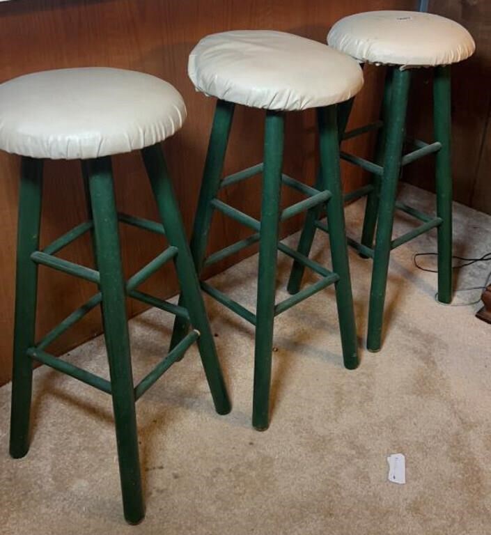 (3) BAR STOOLS