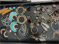 LOT OF MISC PIERCED EARRINGS