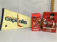Capitals bobbleheads & vintage pennant
