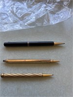 LOT OF 3 ANTIQUE MINI MECHANICAL PENCILS