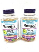 NEW WebberNaturals Omega3 TripleStrength 120pcs x2