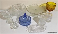 10 Pc Lot of  Glassware