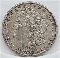 1884-O Morgan Silver Dollar - VF