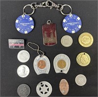 adverstising pennies, & tokens