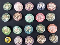 1950's Union Pins