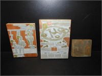 3 Old Printing Blocks