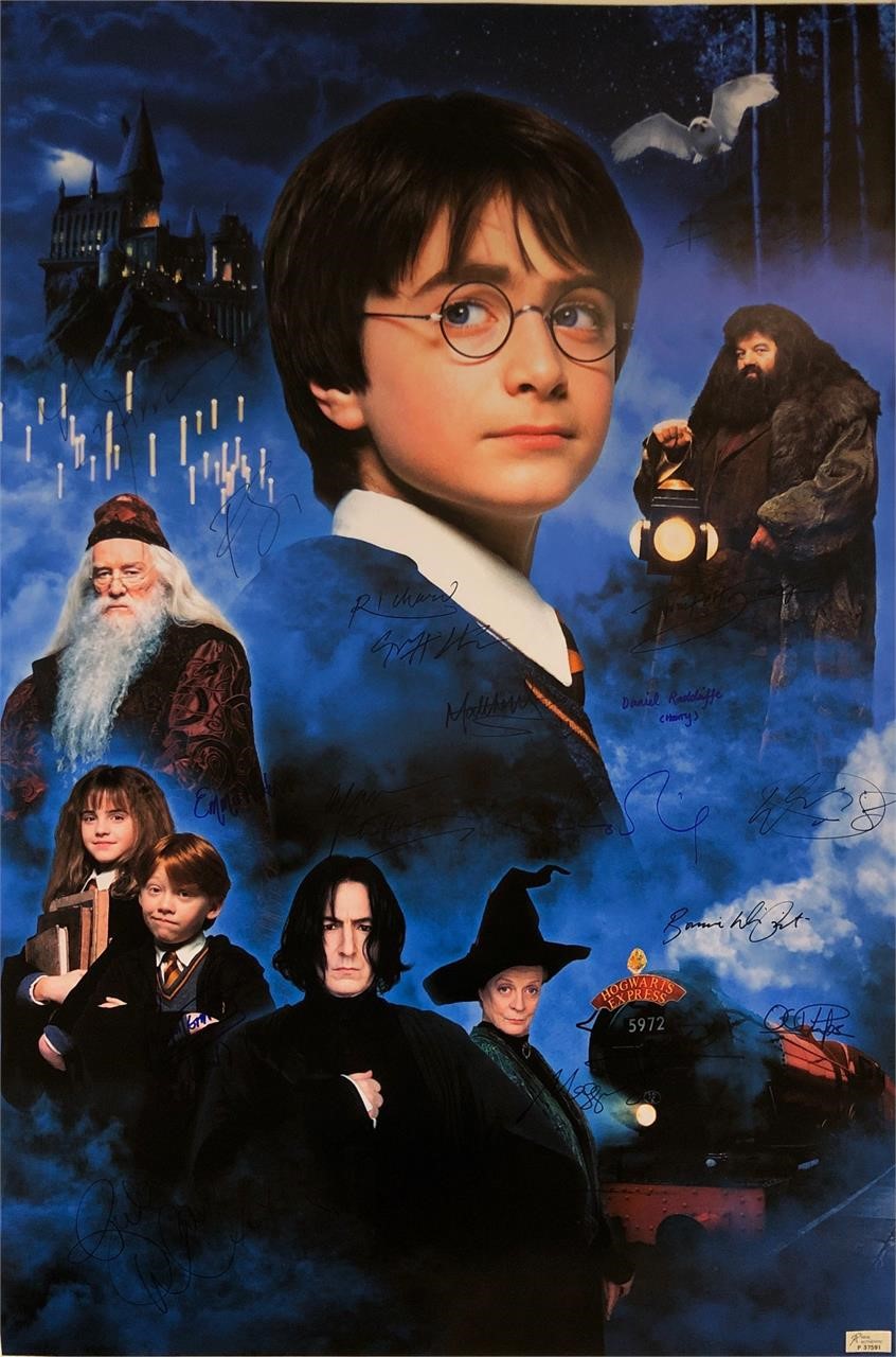 Harry Potter Philosopher Stone Autograph Poster