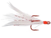 Mustad Dressed Red Treble Hook 2pc Size 2