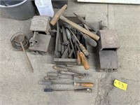 Johnson Bench Furnaces, Irons, Pots