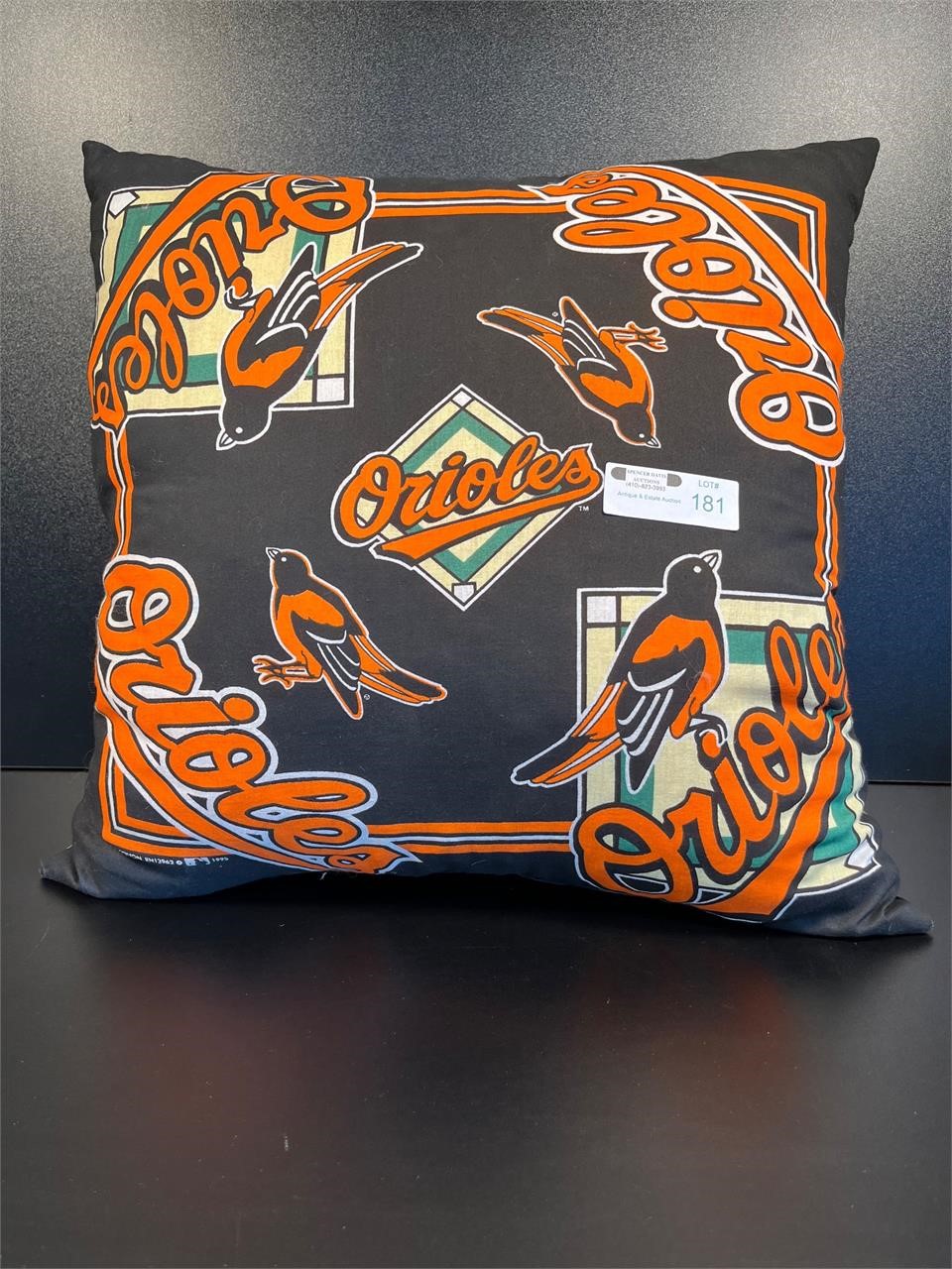 Orioles Throw Pillow