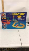 Battery operated stunt Jeep - made in Hong Kong -