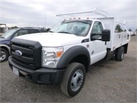 2011 Ford F550 Flatbed Truck