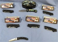 7 PC FROST CUTLERY POCKET KNIFE SETS IN BOX